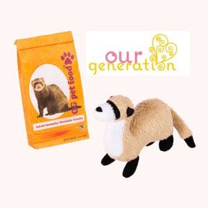 🐺GONE 🐺 ferret super soft accommodates 18" dolls